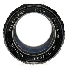 Hanimex Tele-lens 3.5/135mm 42mm screw mount f/3.5 black