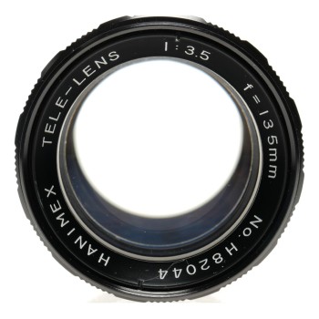 Hanimex Tele-lens 3.5/135mm 42mm screw mount f/3.5 black