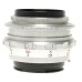 Meritar 2.9/50 chrome Bayonet mount SLR camera lens f/2.9