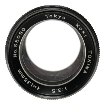 Tokina 1:3.5 f=135mm Tokyo 48mm screw mount vintage lens