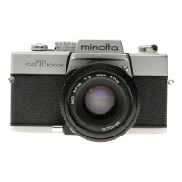 Minolta SRT100X SLR film camera MD 50mm 1:2 Vintage set