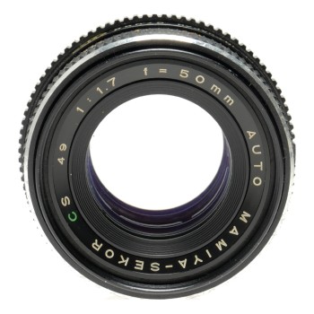 Mamiya-Sekor CS 50mm 1:1.7 Mamiya camera lens 1.7/50 vintage