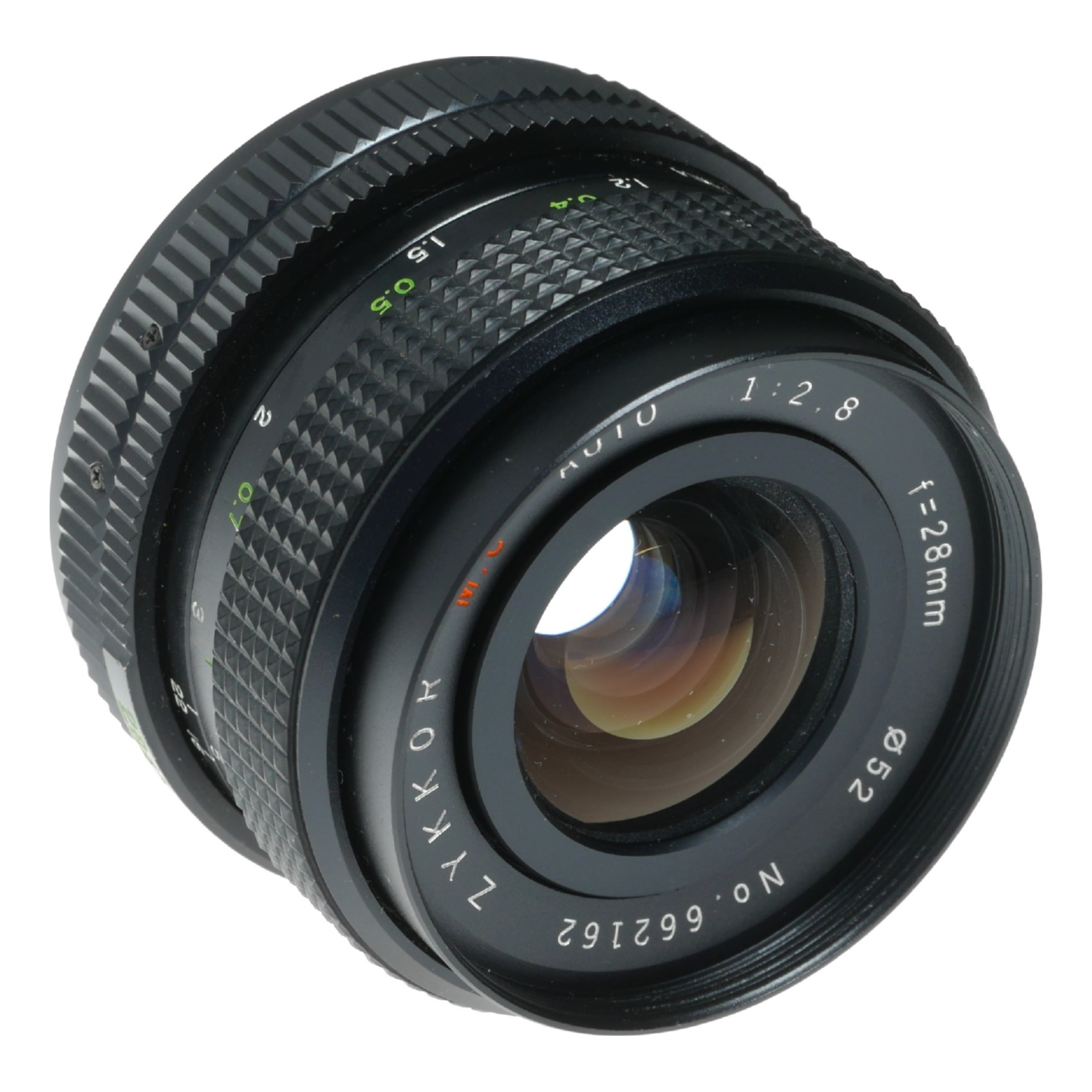 Zykkor MC Auto 1:2.8 28mm wide angle Canon FD camera lens