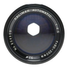 Kalimar Automatic 1:4.5 f=80-200mm M-mount camera macro zoom lens
