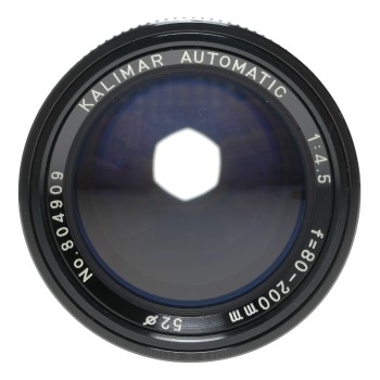 Kalimar Automatic 1:4.5 f=80-200mm M-mount camera macro zoom lens