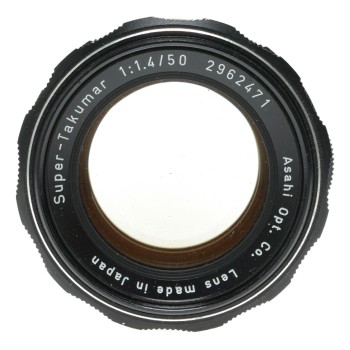 Asahi Super-Takumar 1:1.4/50 Pentax M42 35mm film SLR camera lens