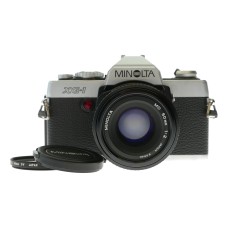 Minolta XG-1 35mm film SLR camera MD 1:2 50mm excellent