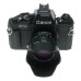Canon F-1 35mm film SLR camera 1.4/50 FD macro tele Zoom lenses motor drive instructions