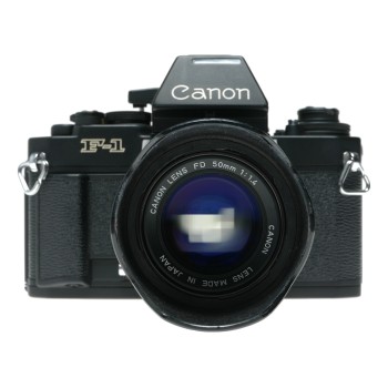 Canon F-1 35mm film SLR camera 1.4/50 FD macro tele Zoom lenses motor drive instructions