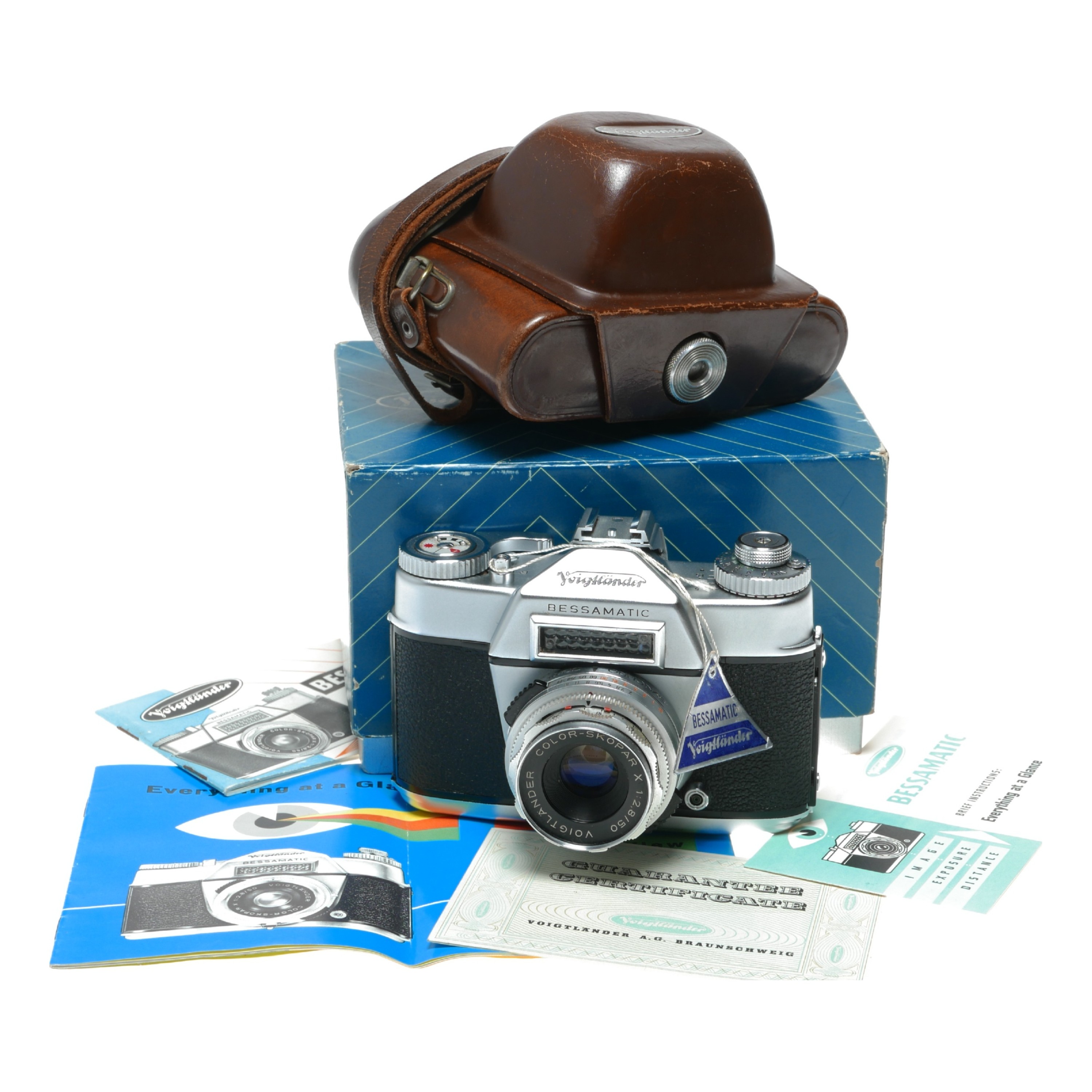 Voigtlander Bessamatic film camera Color-Skopar X 2.8/50 lens