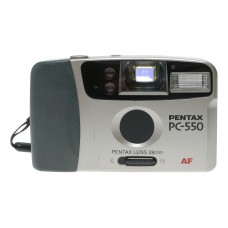 Pentax PC-550 point shoot 35mm film camera original pouch box papers