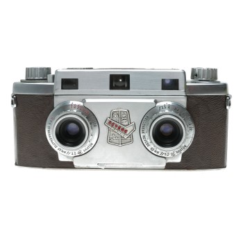 Revere Stereo 33 rangefinder 35mm film camera Wollensak Amaton f/3.5