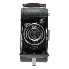 Ensign Ranger 120 rollfilm folding 6x9 camera early original black model