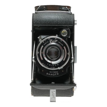 Ensign Ranger 120 rollfilm folding 6x9 camera early original black model