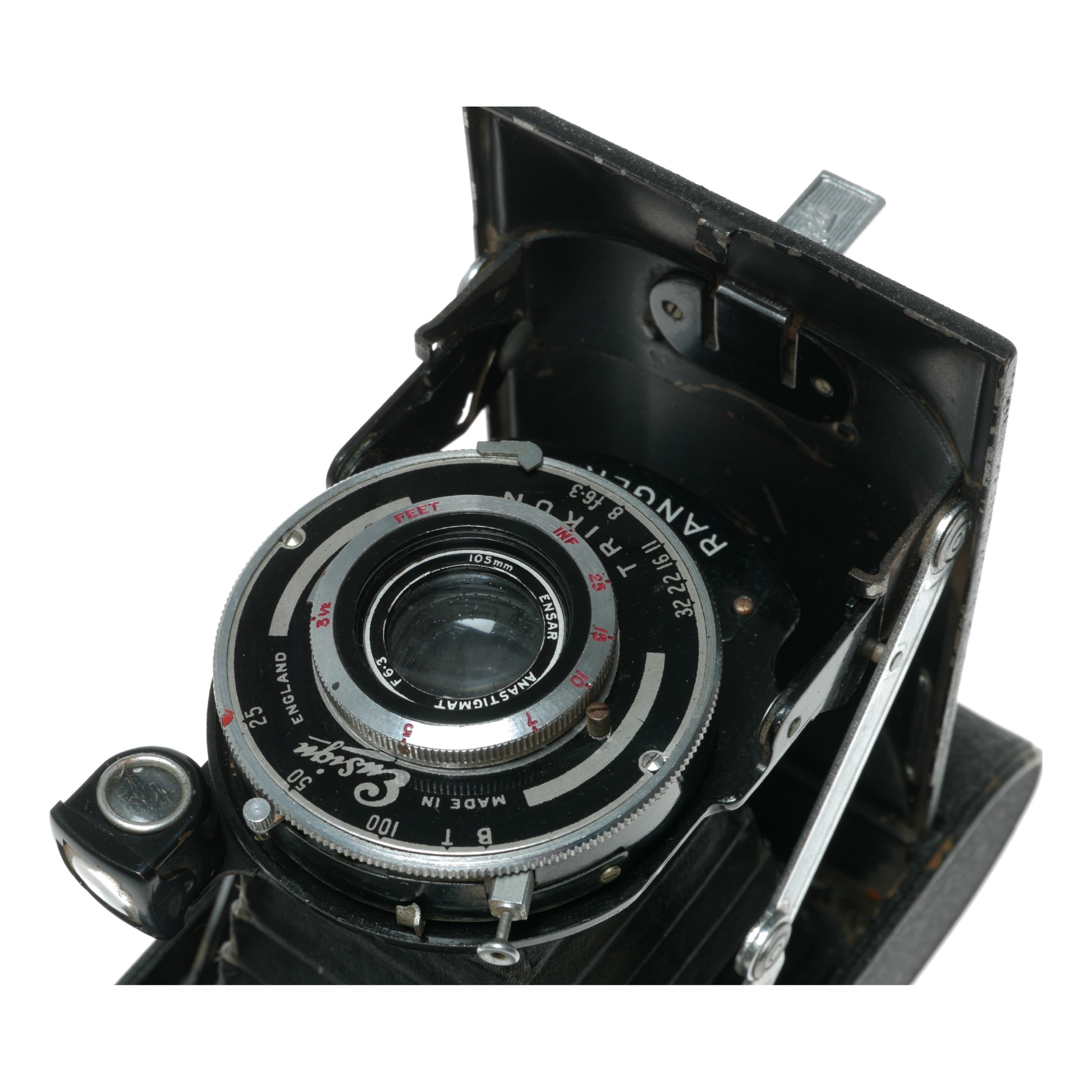 Ensign Ranger 120 rollfilm folding 6x9 camera early original black