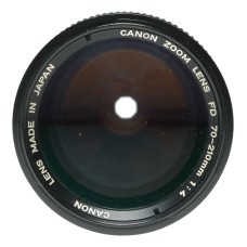 Canon FD 1:4 70-210mm Zoom 35mm film SLR camera macro lens