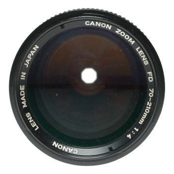 Canon FD 1:4 70-210mm Zoom 35mm film SLR camera macro lens