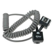 Nikon SC-17 TTL camera flash hot shoe extension remote cord cable excellent