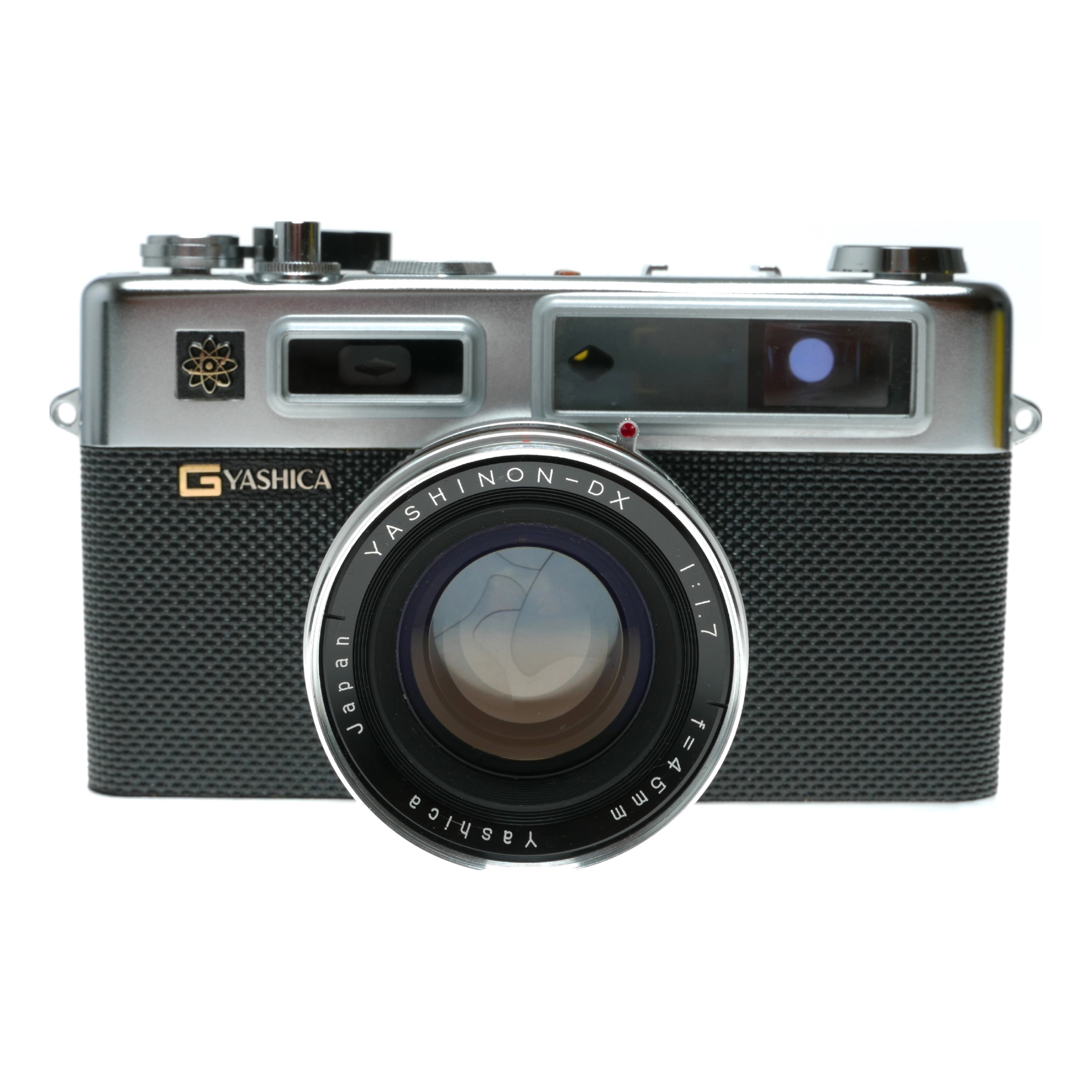 Yashica G Electro 35 film rangefinder camera Yashinon DX 1.7/45mm