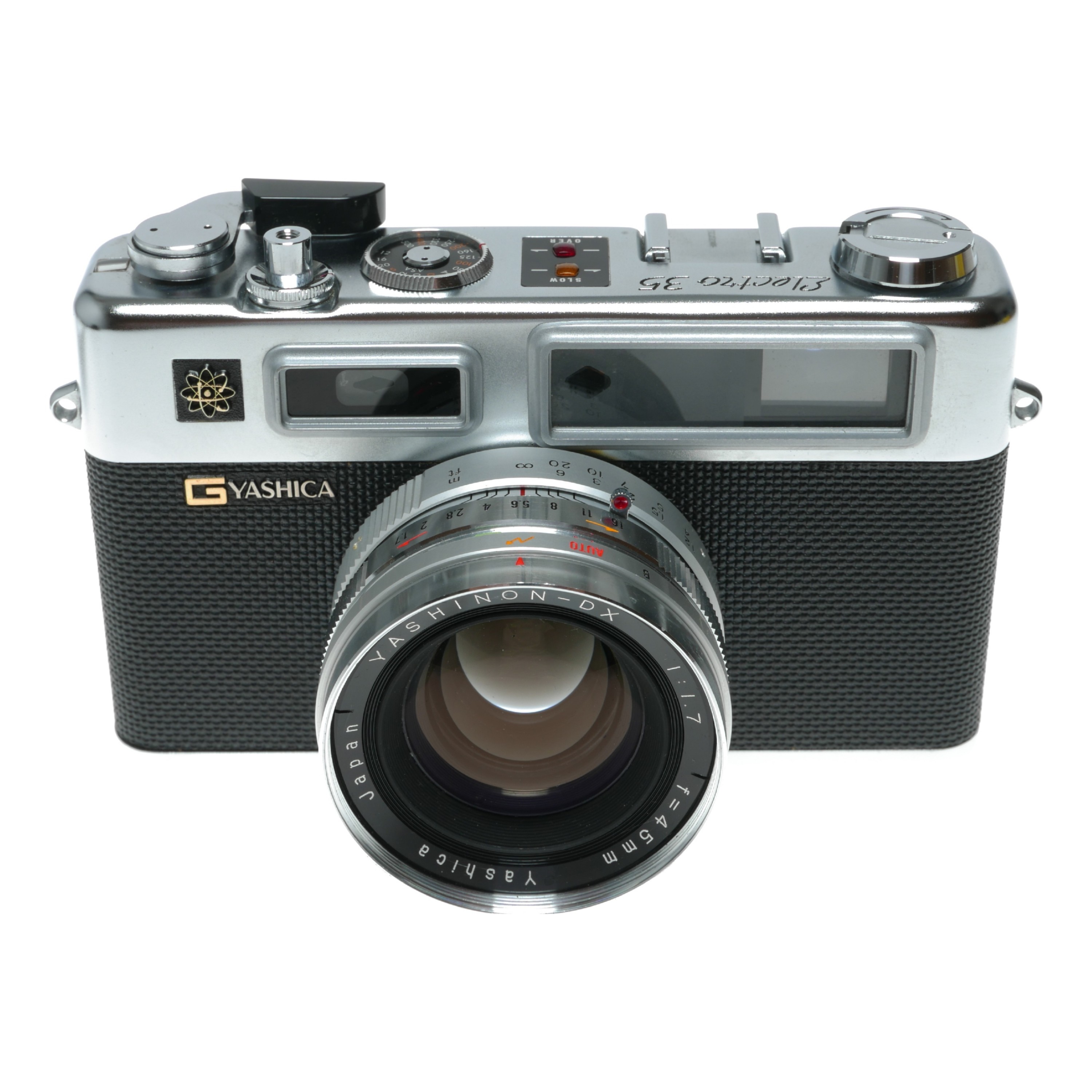 Yashica G Electro 35 film rangefinder camera Yashinon DX 1.7/45mm