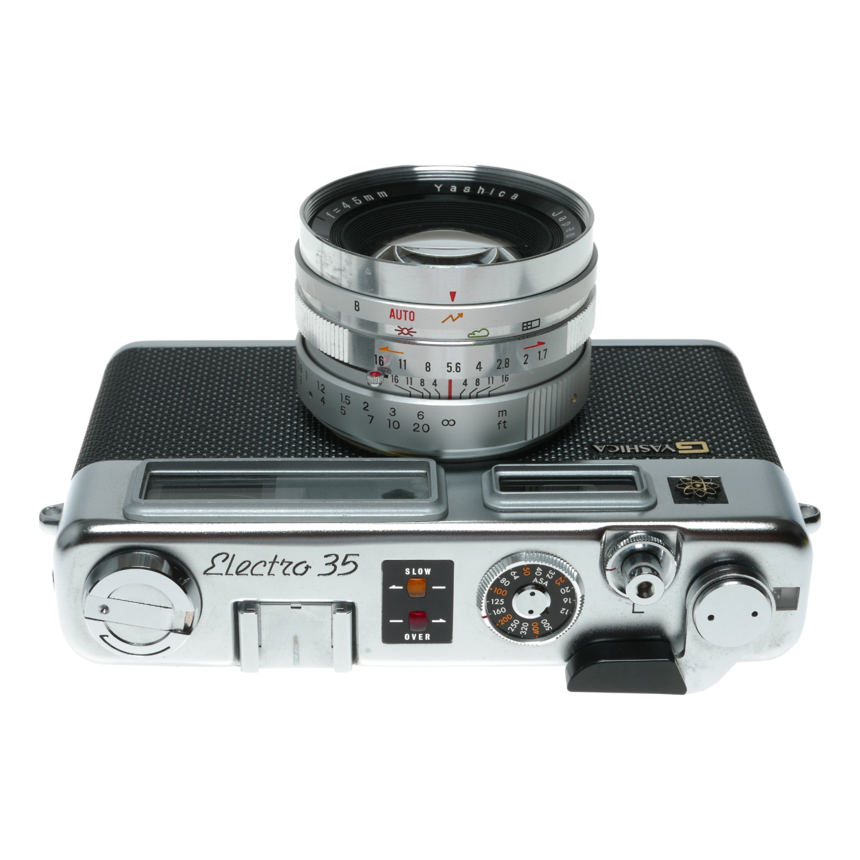 Yashica G Electro 35 film rangefinder camera Yashinon DX 1.7/45mm