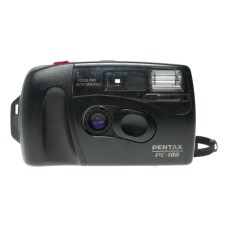 Pentax PC-100 Point Shoot 35mm film compact auto wind camera with instructions
