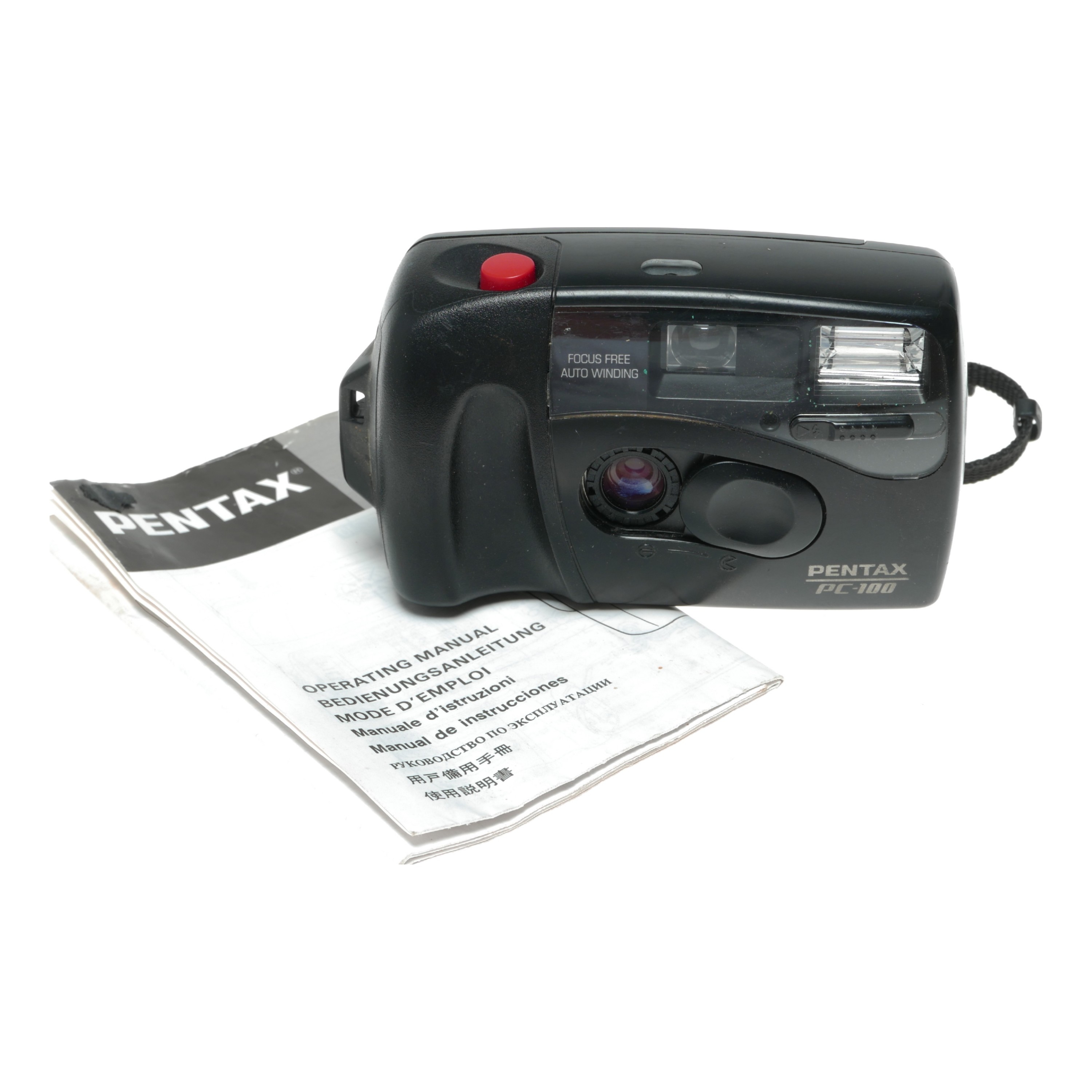 Pentax PC-100 Point Shoot 35mm film compact auto wind camera with ...