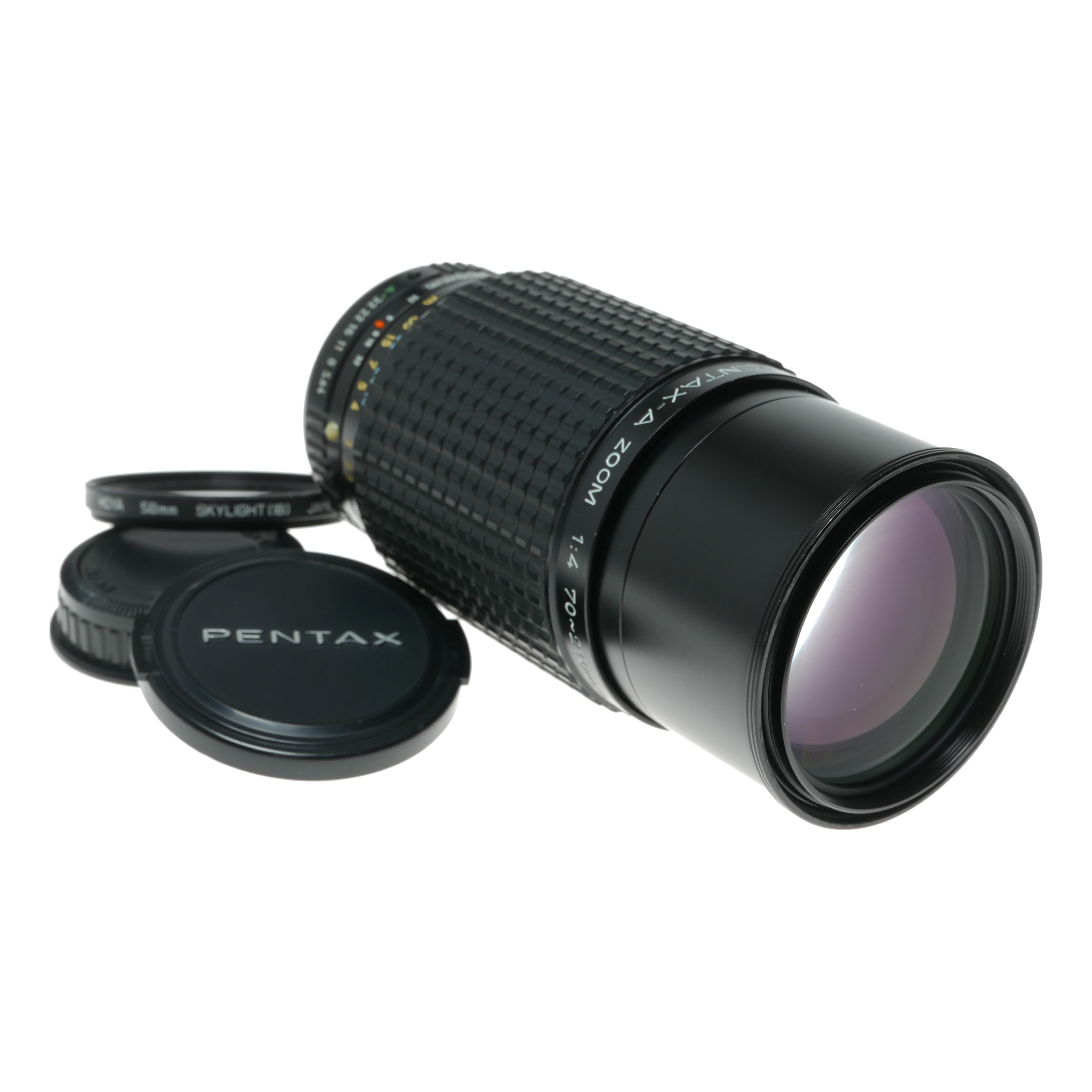 SMC Pentax-A Zoom 70-210mm macro lens fits classic 35mm film SLR camera