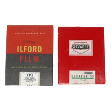 Ilford FP3 Fine Grain Panchromatic Gevaert Gevapan 33 4x5in expired sheet film
