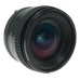 Nikon AF Nikkor 20mm 1:2.8D ultra-wide angle camera lens for landscapes interiors events