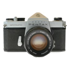Pentax Spotmatic SP 35mm film SLR camera Asahi Super-Takumar 1:1.8/55
