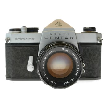 Pentax Spotmatic SP 35mm film SLR camera Asahi Super-Takumar 1:1.8/55
