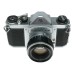 Pentax S3 35mm film SLR camera Auto Takumar 2.5/55 shade hood leather half case