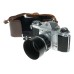 Pentax S3 35mm film SLR camera Auto Takumar 2.5/55 shade hood leather half case