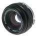 Olympus OM-System Auto-S 1:1.8 f=50mm Zuiko camera prime lens