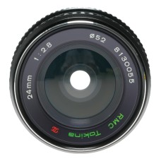 Tokina RMC 24mm 1:2.8 P/K mount wide angle Pentax camera lens