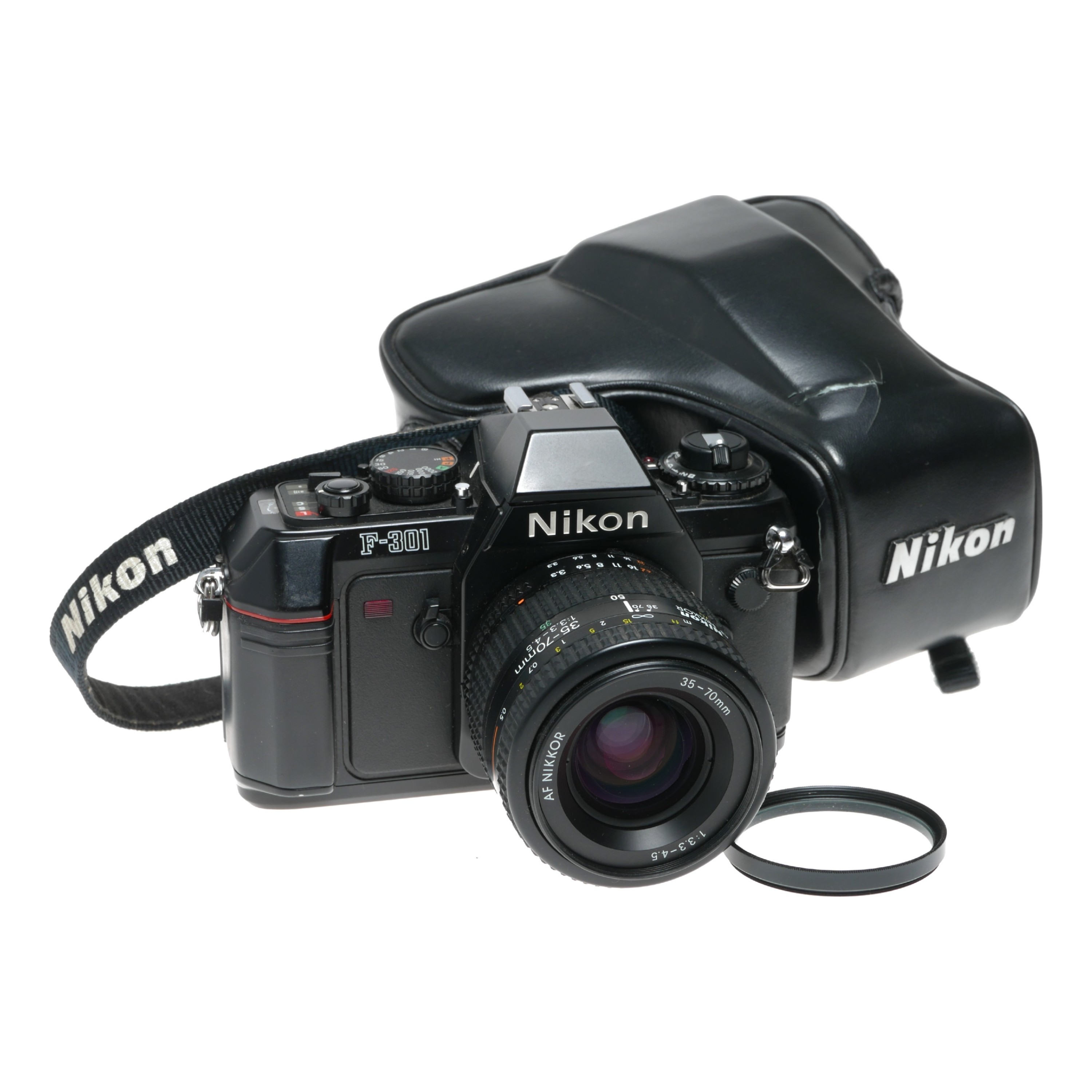 Nikon F-301 35mm Film SLR Camera AF Nikkor 35-70