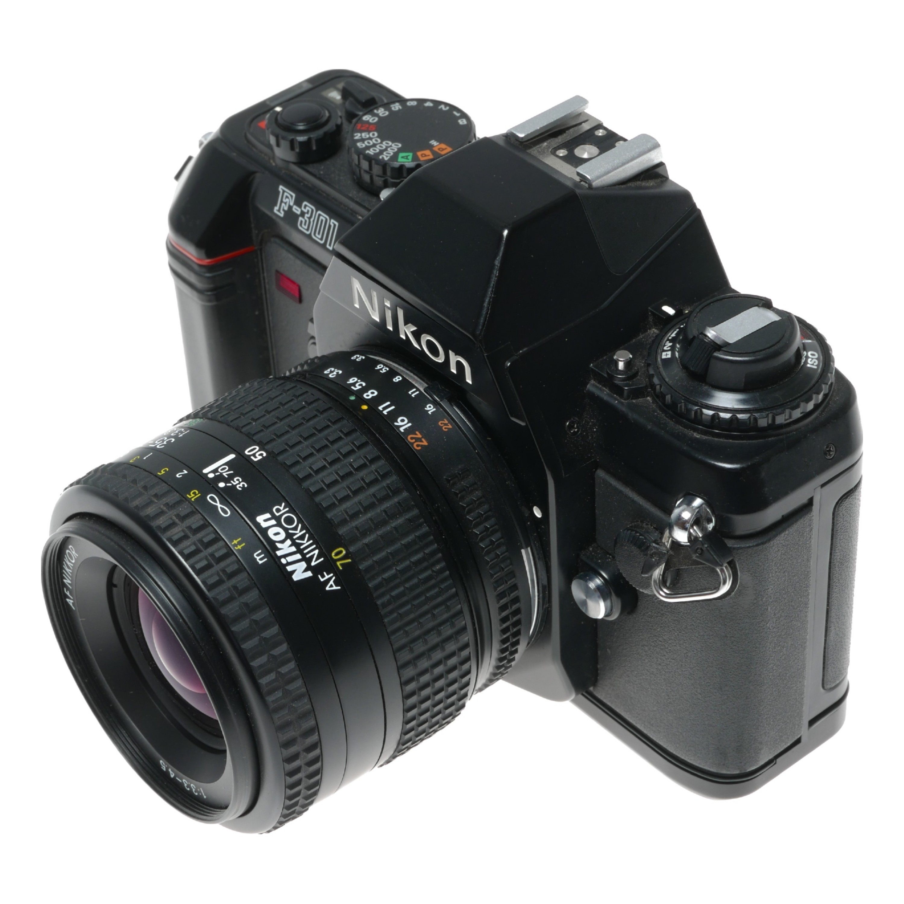 Nikon F-301 35mm Film SLR Camera AF Nikkor 35-70