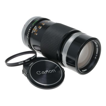 Canon FD 1:4 200mm Tele Lens fits 35mm SLR Camera