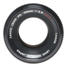 Canon FD Mount 1:2.8 100mm S.S.C. SLR Tele Camera Lens