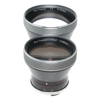 Carl Zeiss Pro-Tessar Camera Lenses 3.2/35mm 4/115mm Contaflex