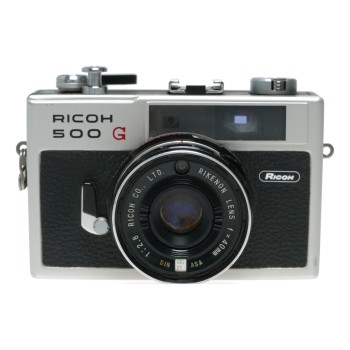 Ricoh 500G 35mm Film Rangefinder Camera Rikenon 2.8/40