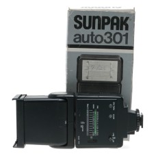 Sunpack Auto 301 Tilt Swivel Camera Flash Unit in Box
