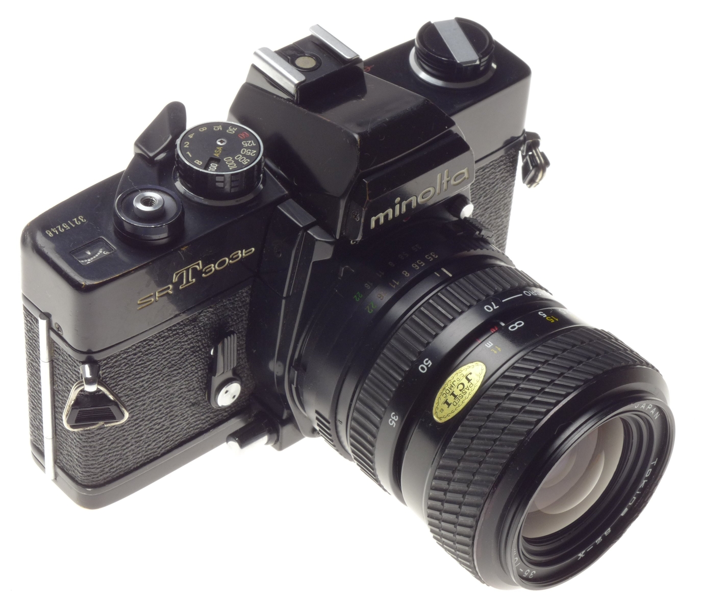 35mm Point & Shoot Minolta SRT303b Black vintage SLR