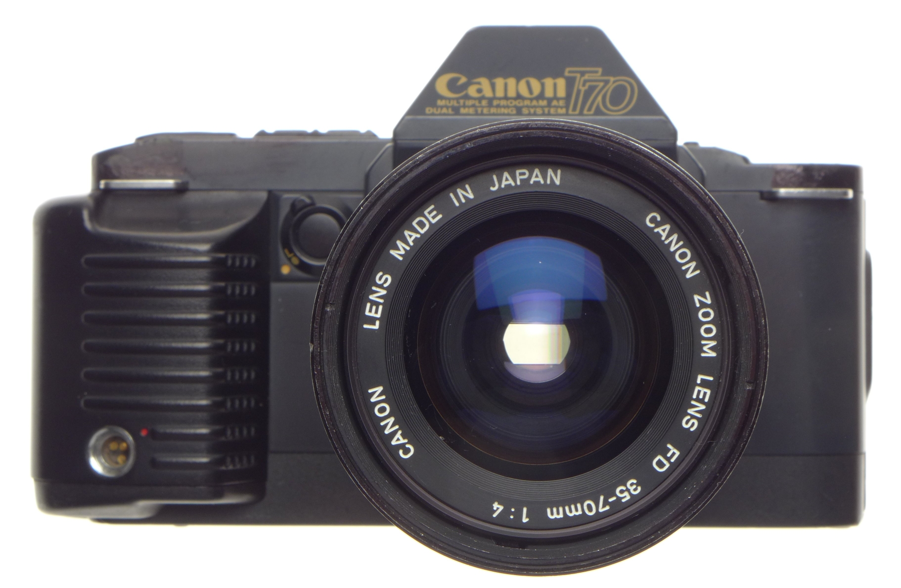 35mm Point & Shoot CANON T70 multi program AE FD Zoom 3570mm F4 lens