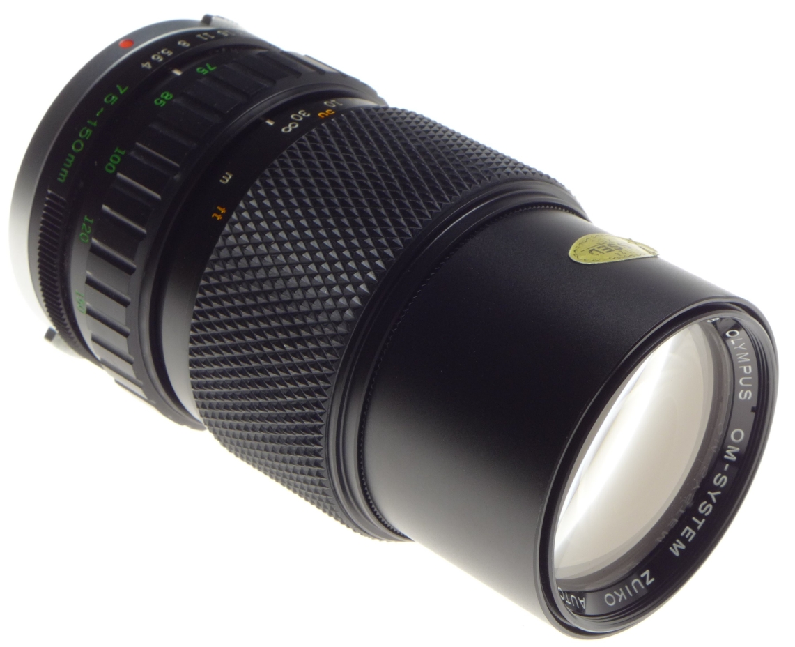 Lenses OLYMPUS OM System75150mm 14 Auto Zoom Zuiko vintage film