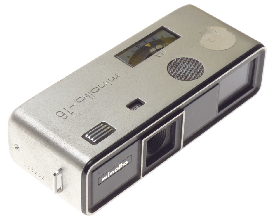 35mm Point & Shoot - MINOLTA-16 compact spy camera takes 16mm film ...